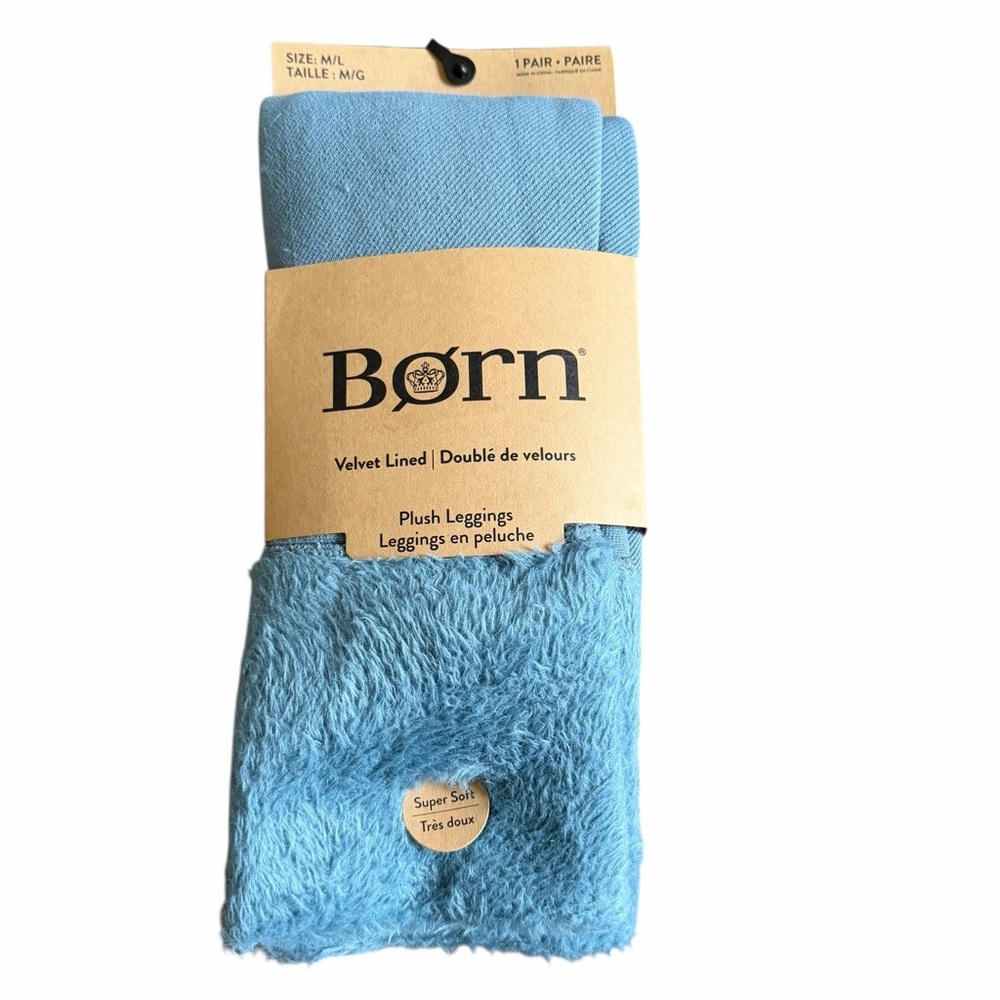 NWT🌺Born•Velvet Lined Plush Leggings